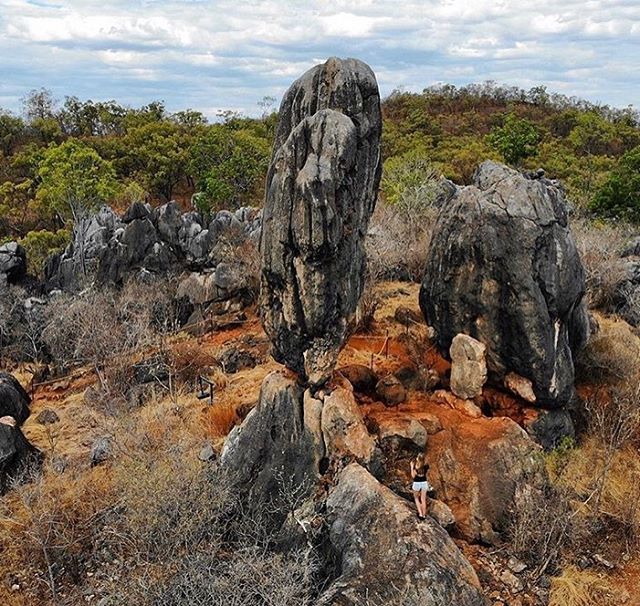 Chillagoe Balancing Rock Cairns Drone Sarah Latham