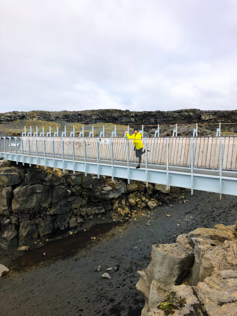 Bridge between two continents Iceland Sarah Latham