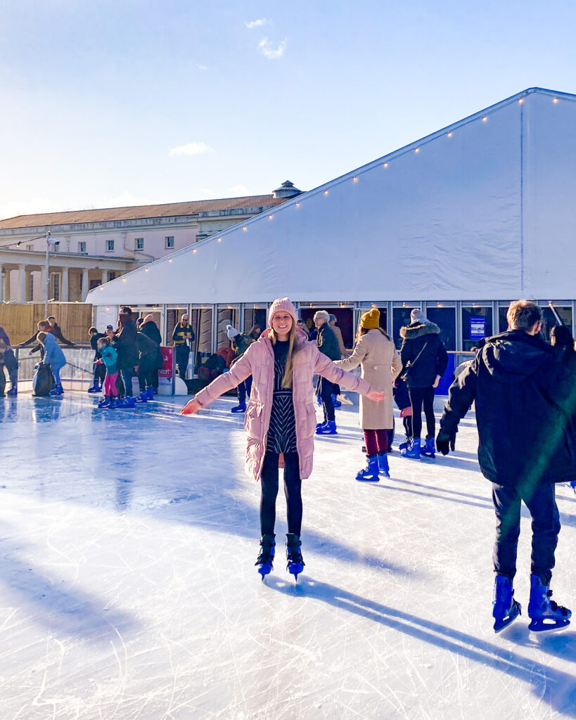 Ice skating at Greenwich