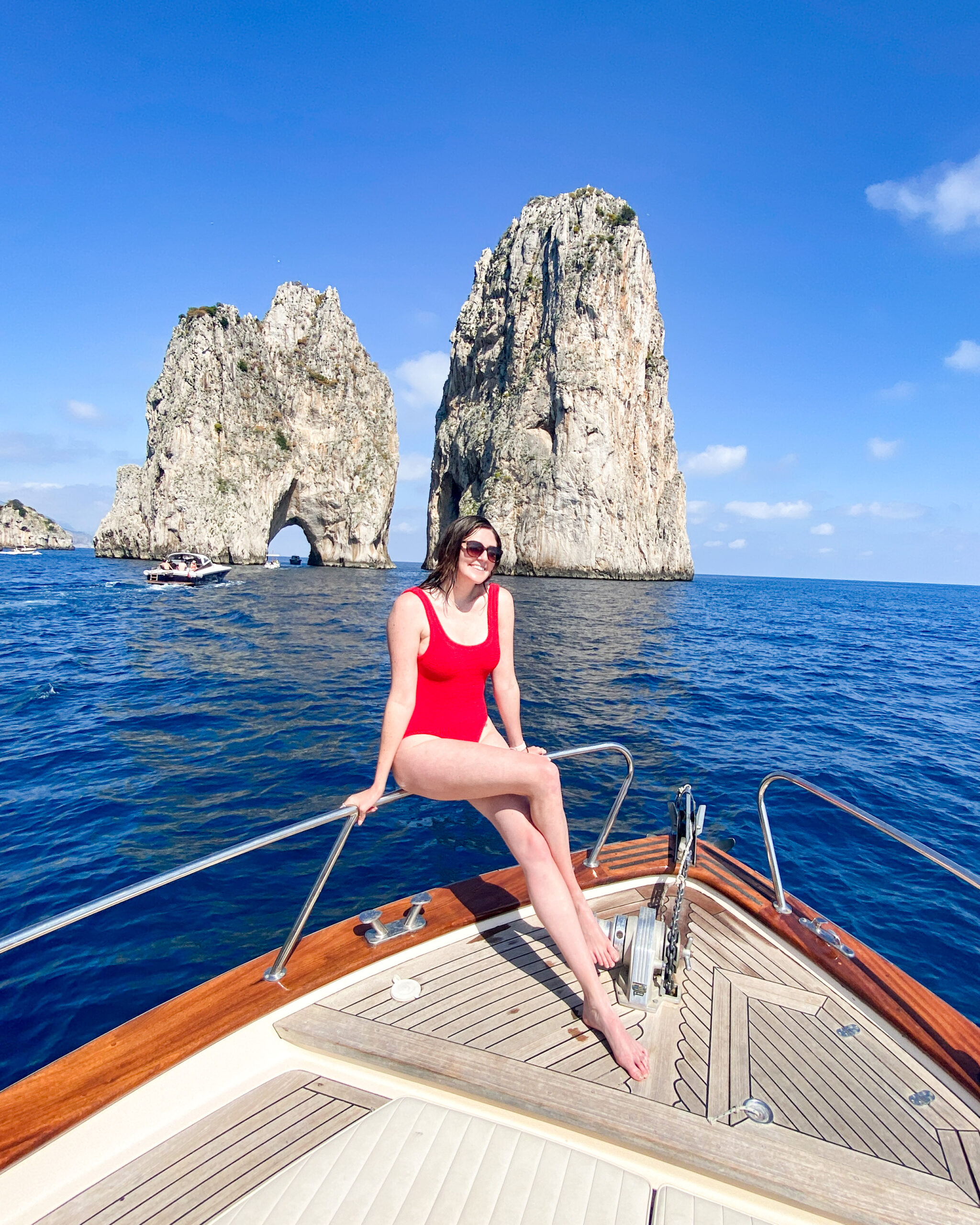 Sarah Latham Faraglioni Stacks Capri Italy