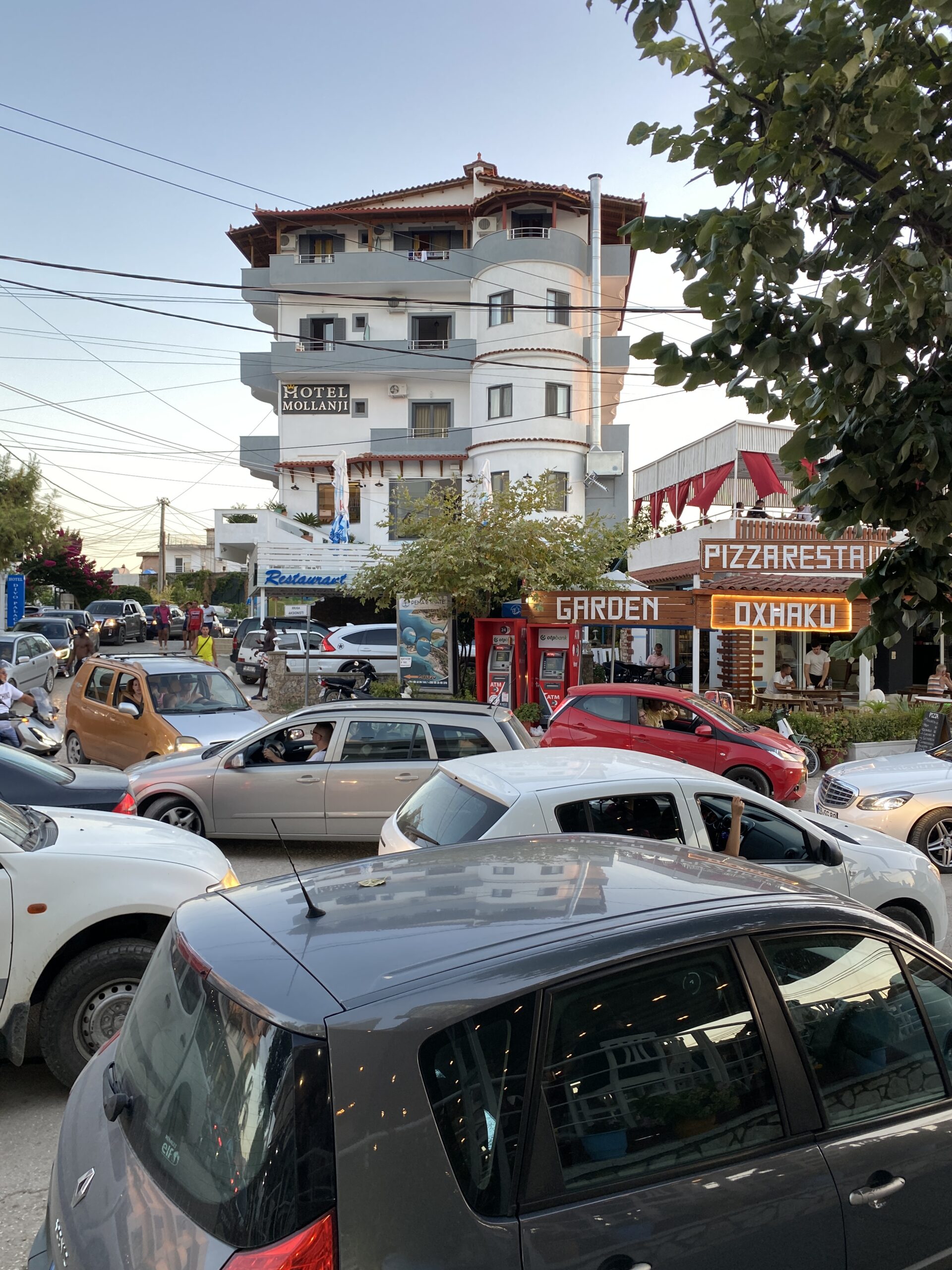 Busy streets of Ksamil Albania Sarah Latham