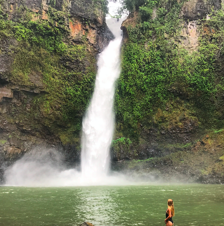 Nandroya Falls girl Cairns Innisfail