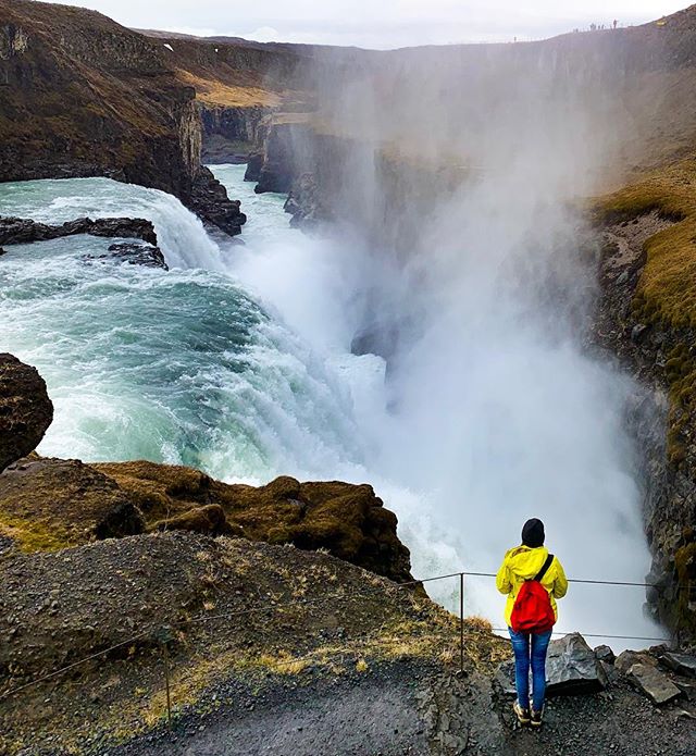 Sarah Latham Gullfoss Waterfall Iceland