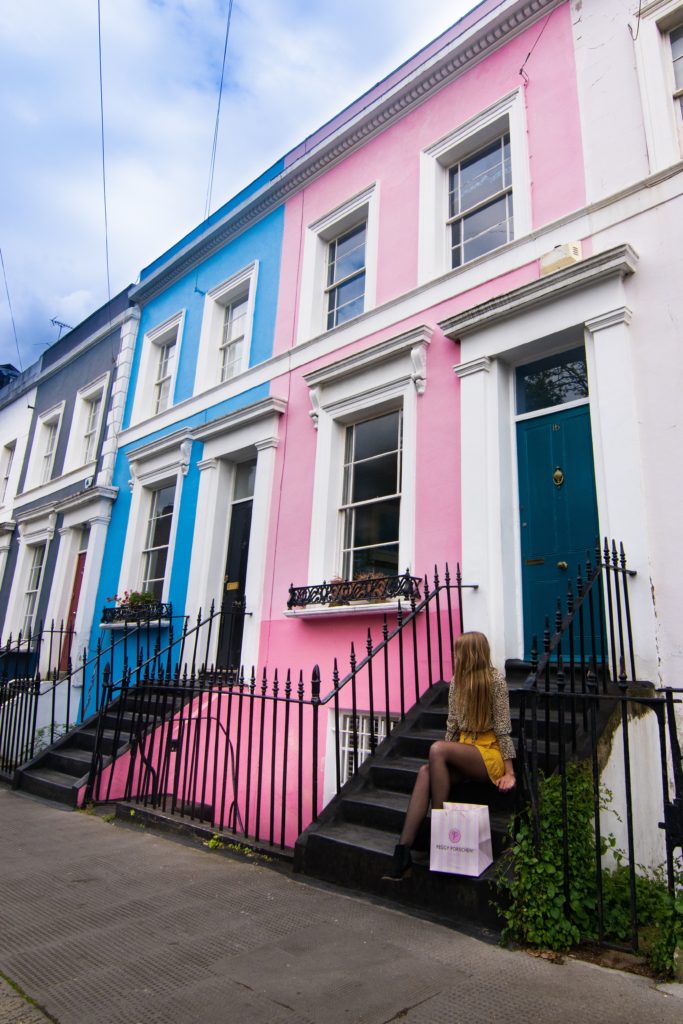 Notting Hill London Pastel Houses Sarah Latham