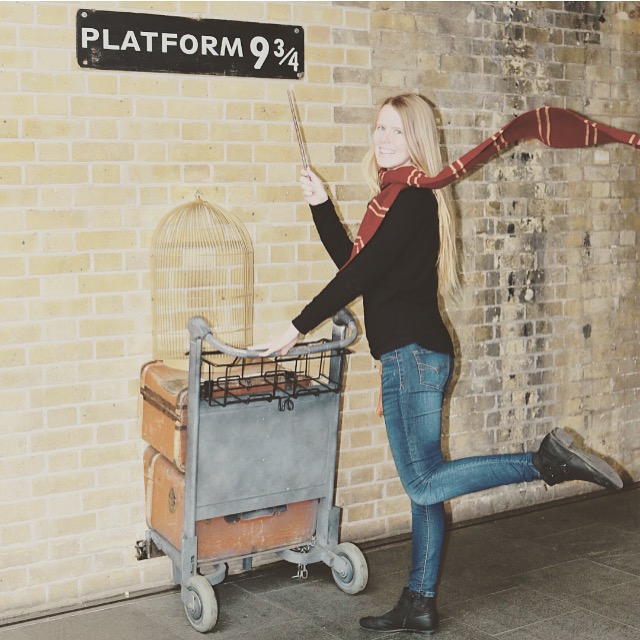 King's Cross Station London Harry Potter wall