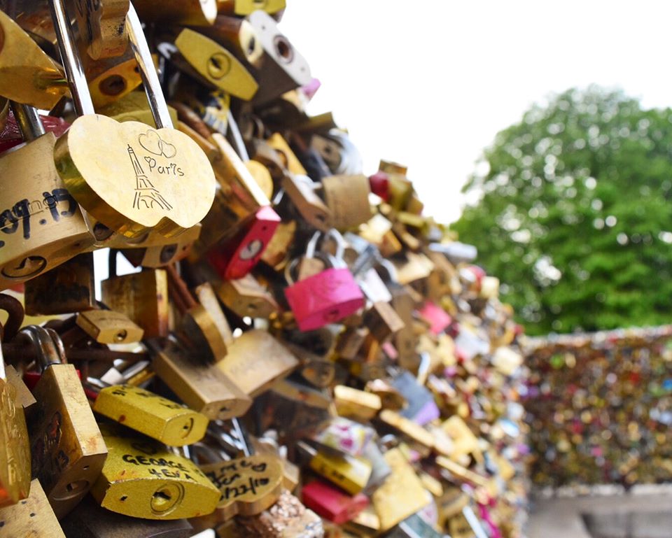 Paris love locks Sarah Latham