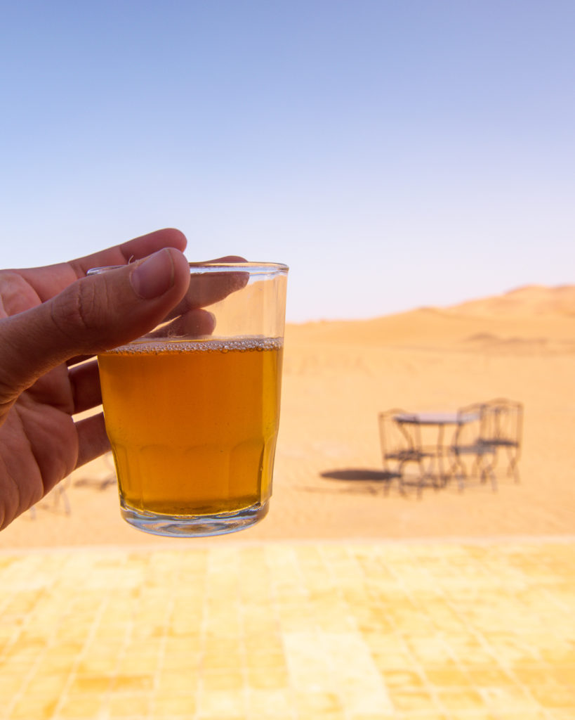 Sahara Desert Morocco tea Sarah Latham