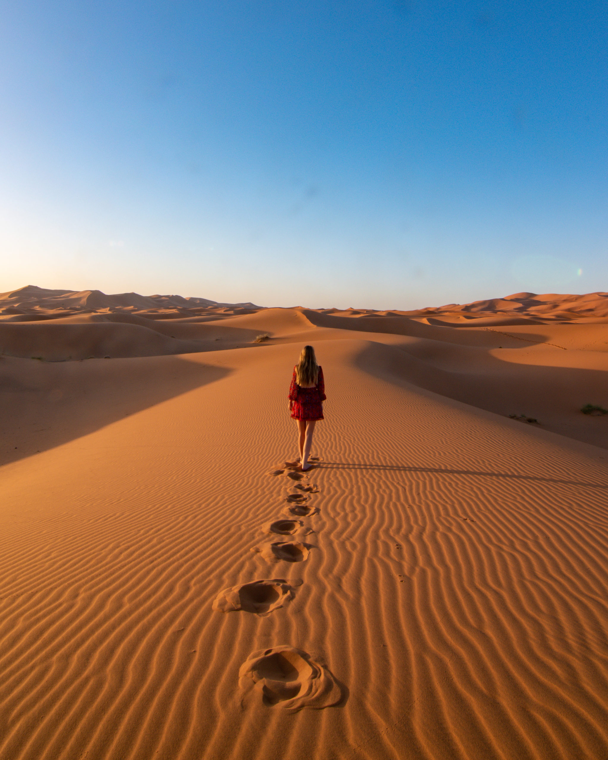 Sahara Desert sunrise Morocco Sarah Latham