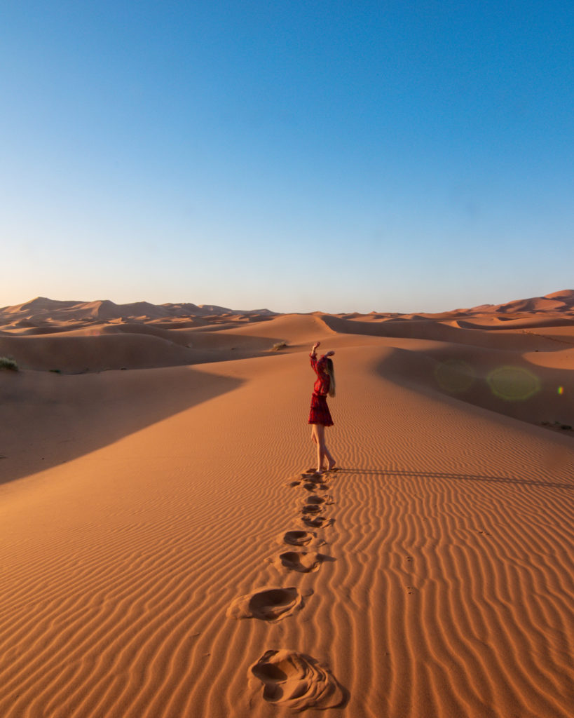 Sahara Desert Morocco sunrise Sarah Latham 
