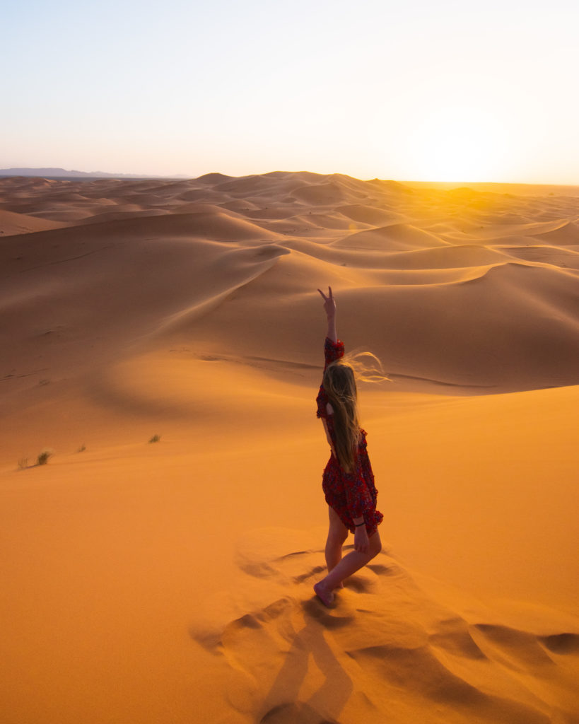 Sahara Desert Morocco sunset Sarah Latham