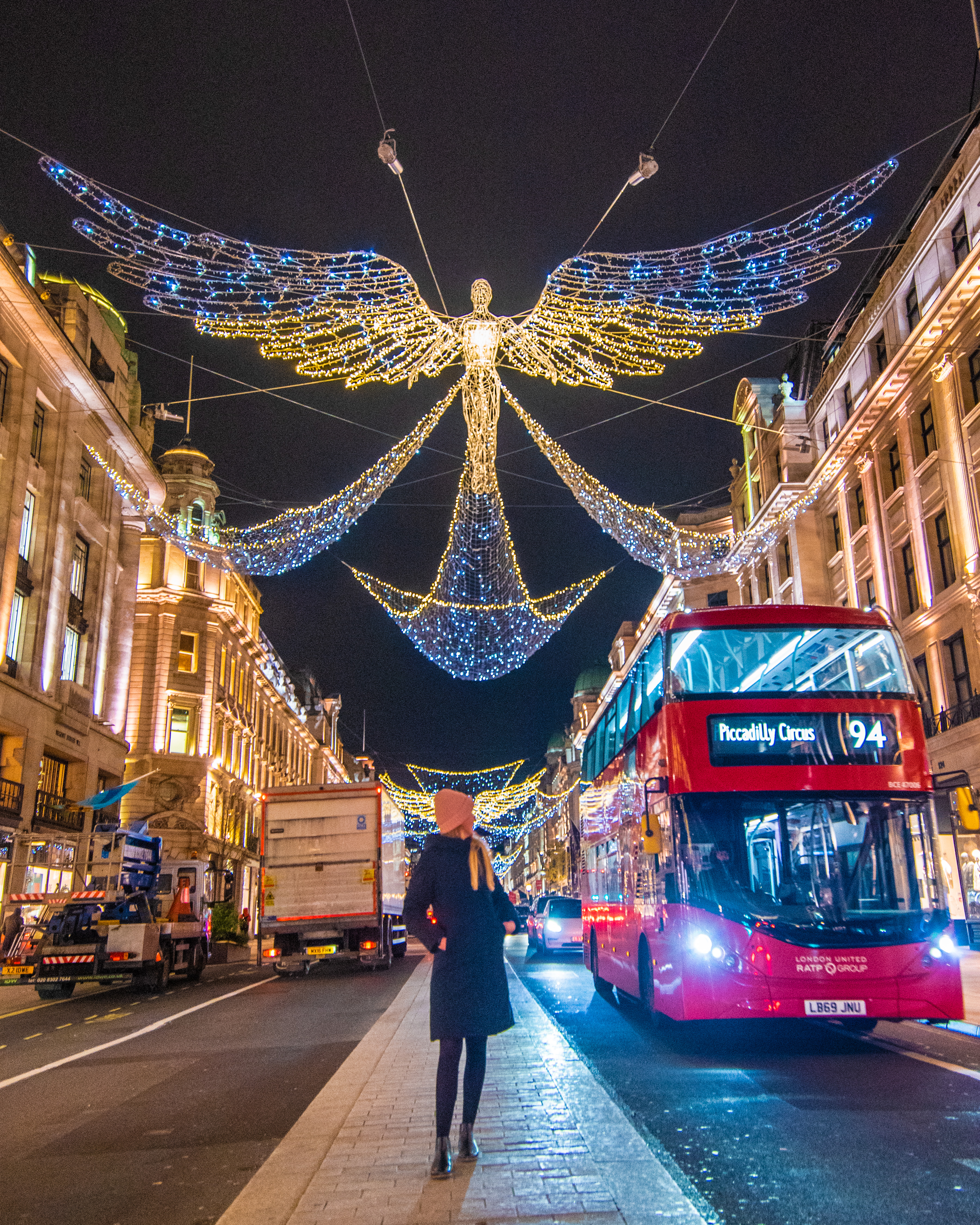 Sarah Latham Christmas in London Christmas Lights