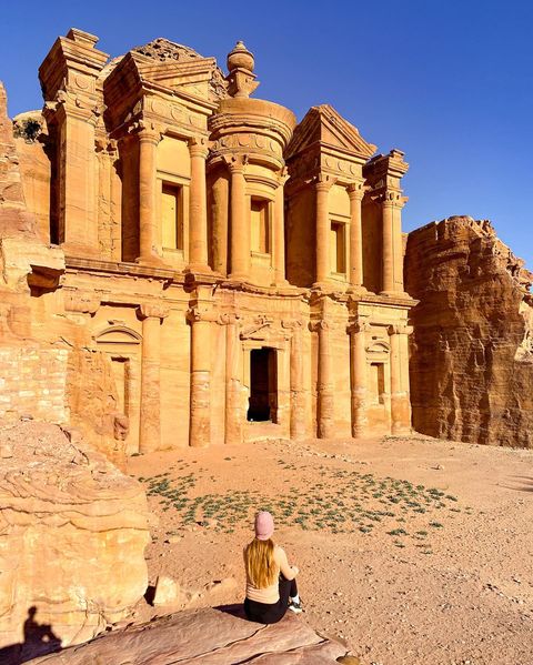 Sarah Latham the Monastery Petra Jordan