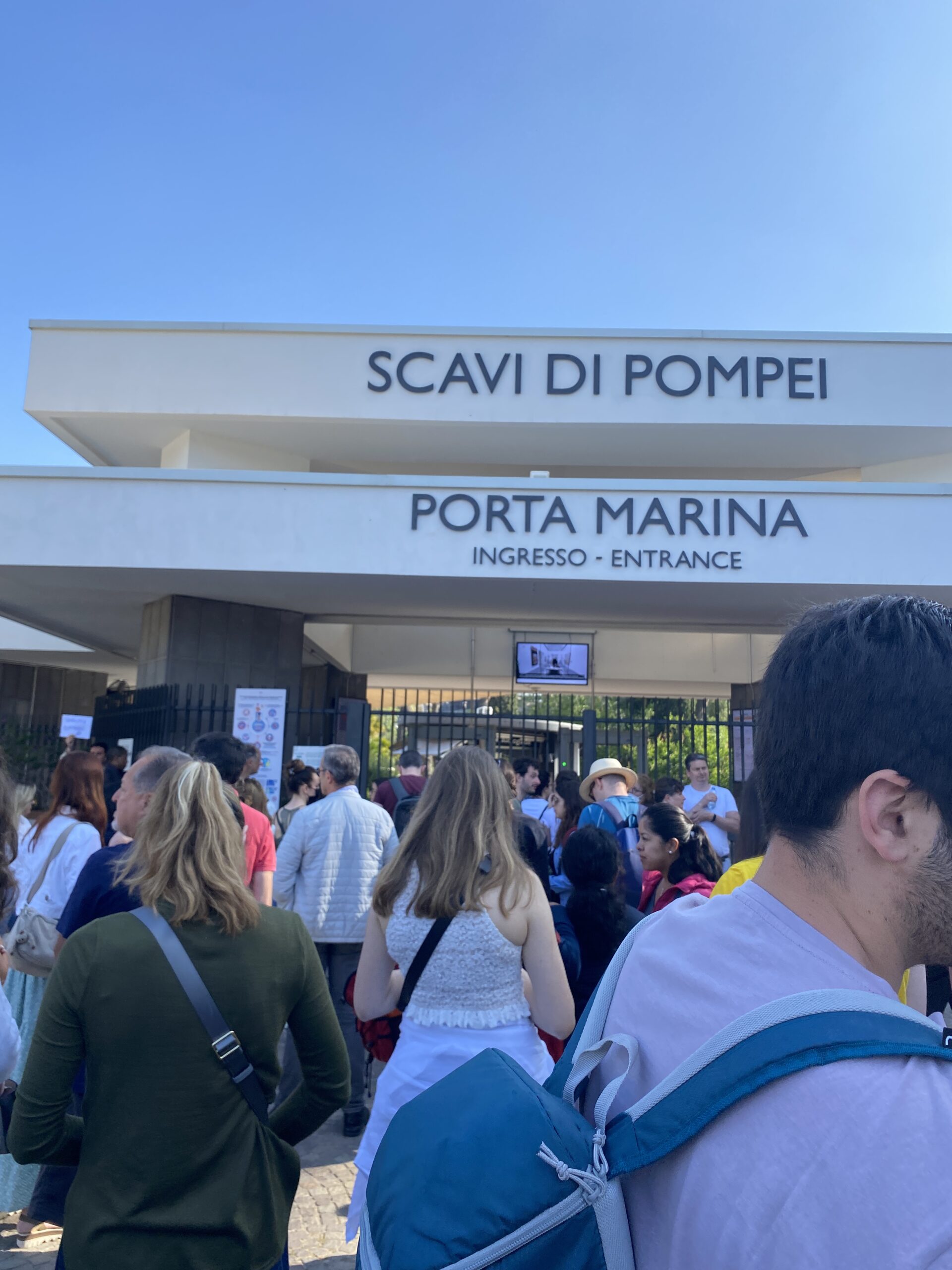 Sarah Latham Pompei Entrance Porta Marina