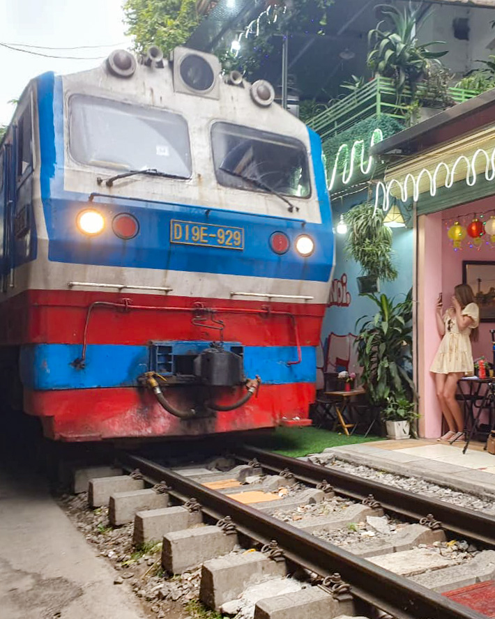 Sarah Latham Copyright Hanoi Train Street Vietnam