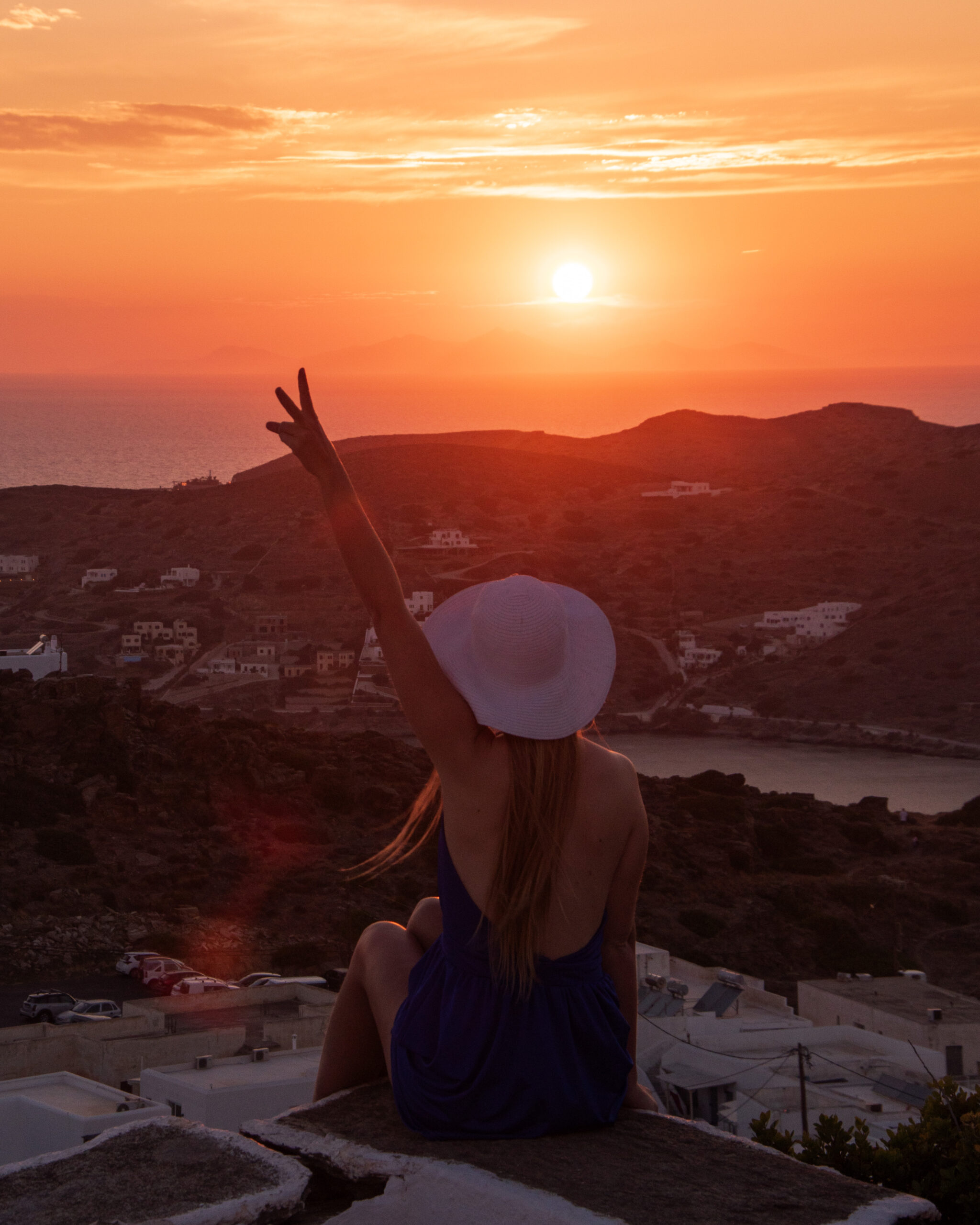Ios Greece Sunset Sarah Latham