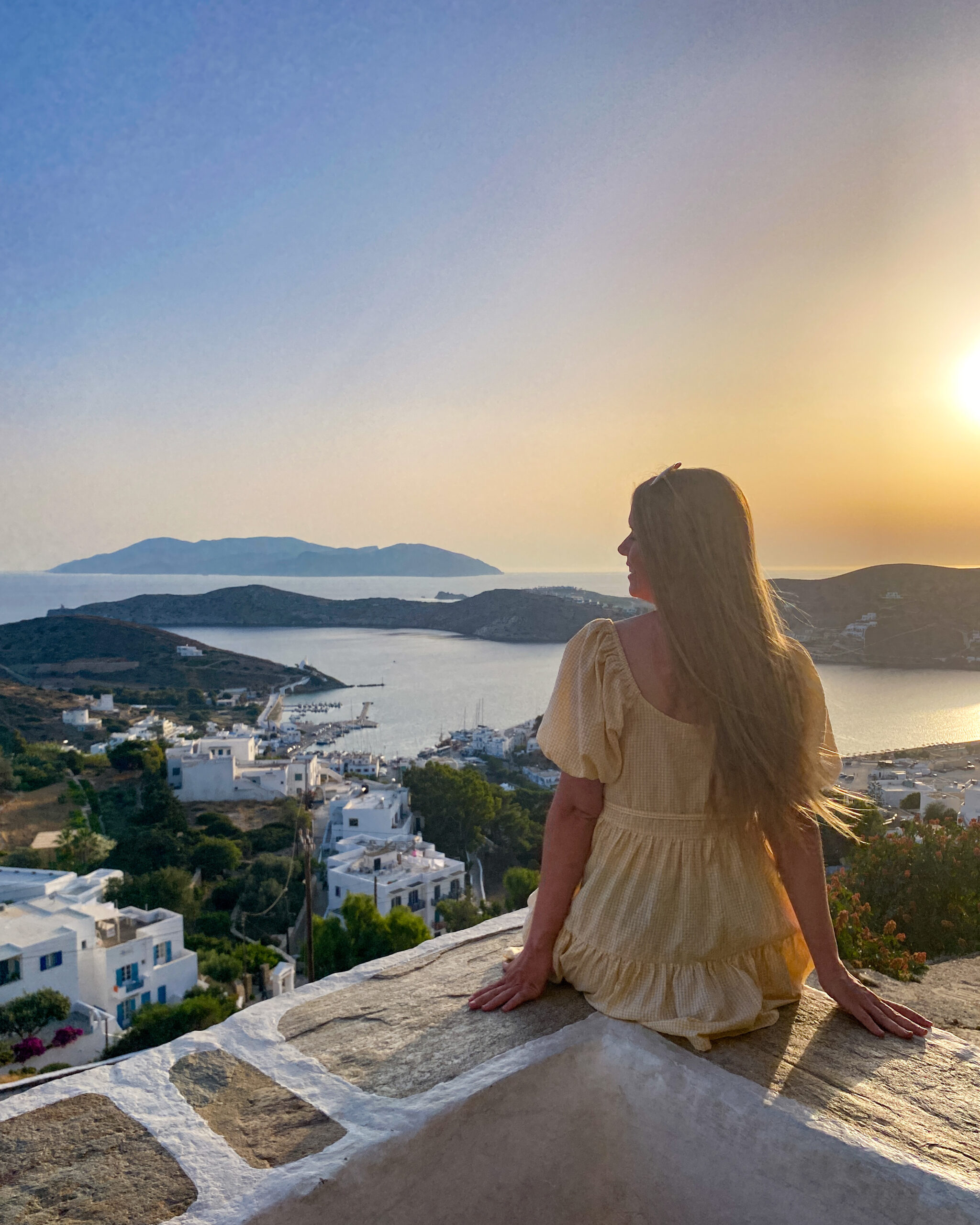 Ios Greece Sunset Sarah Latham