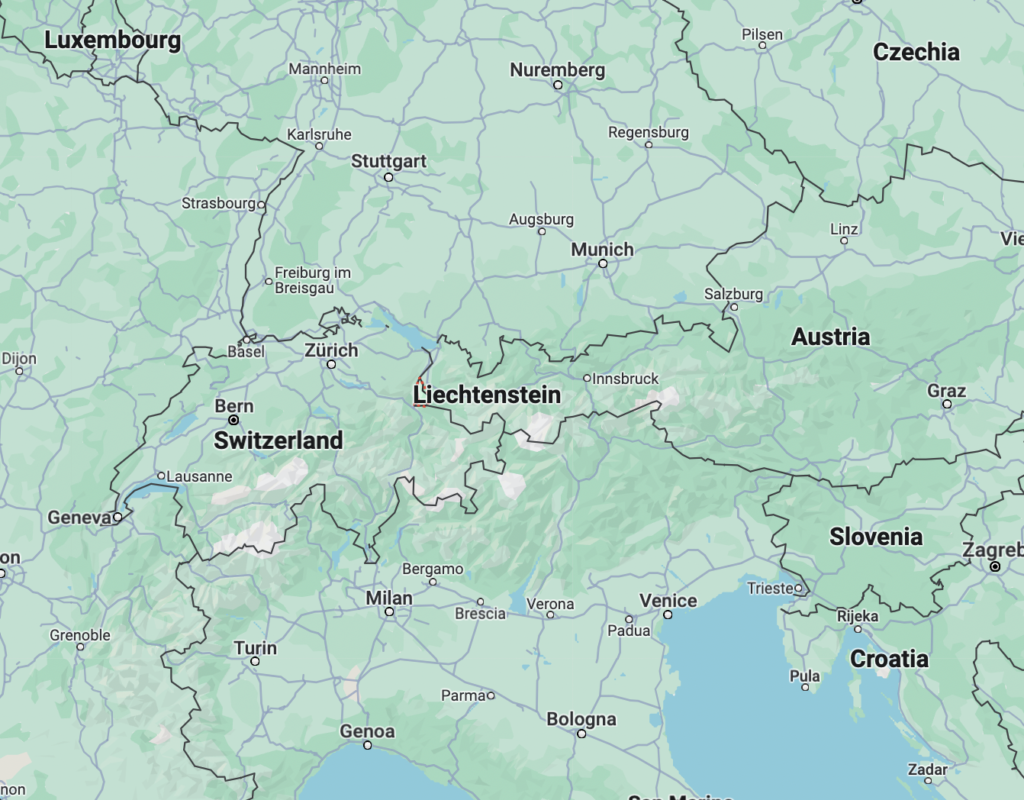 Liechtenstein Google Maps