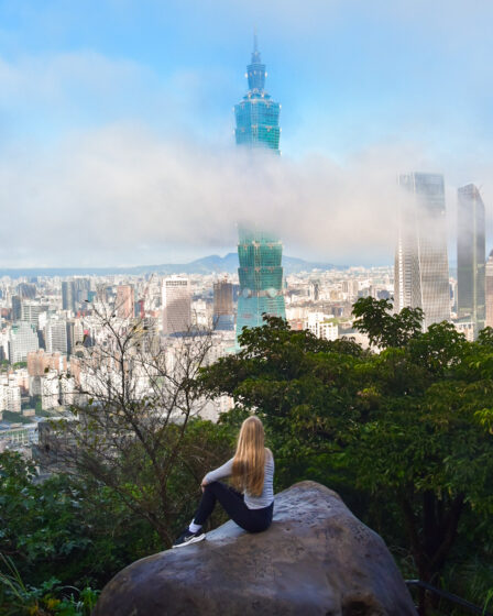 Elephant Mountain Taipei Instagrammable Photo Spot Sarah Latham Copyright