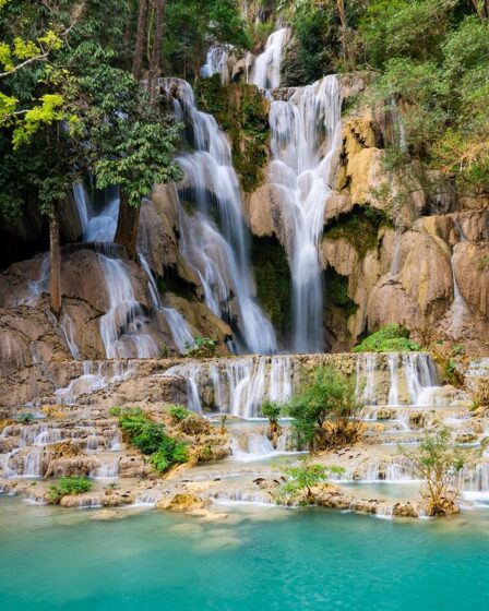 Kuang Si Falls Luang Prabang Laos Sarah Latham Copyright DO NOT USE